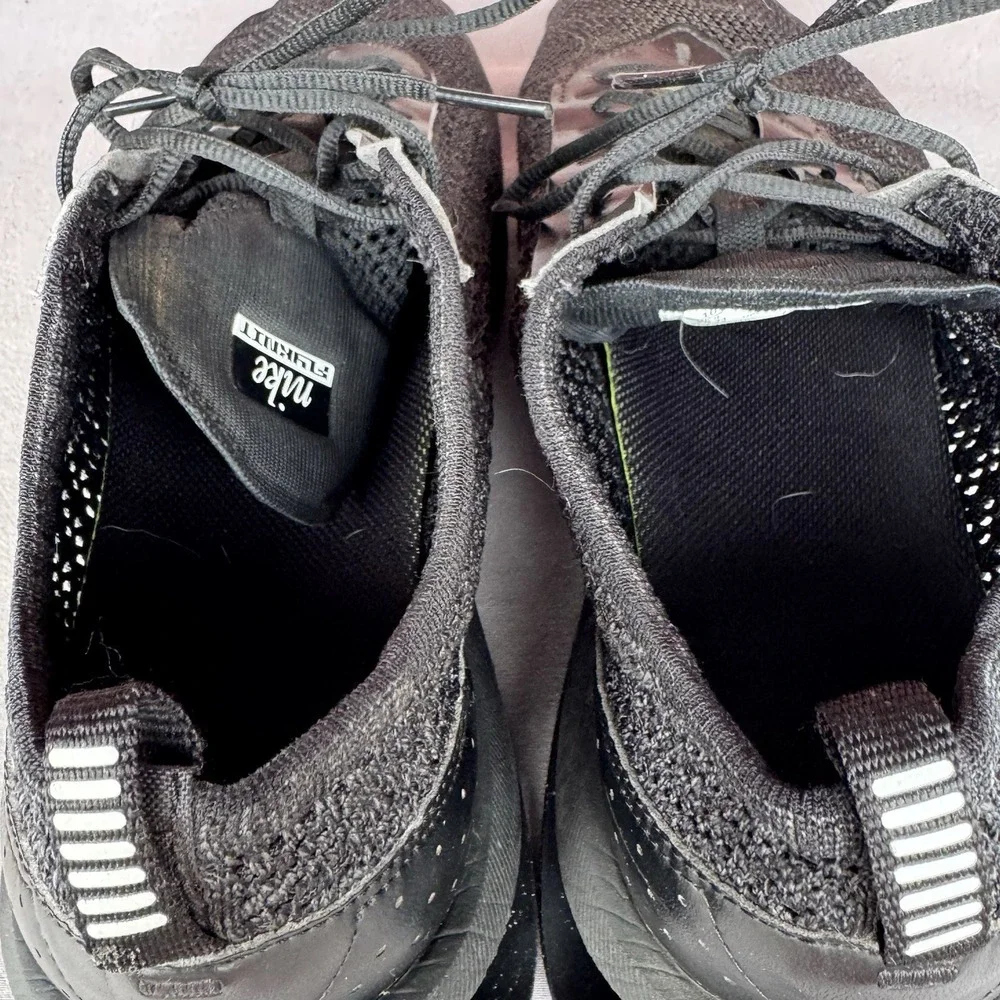 Size 10 - Nike Air Max Flyknit‎ Racer TRIPLE BLACK ANTHRACITE Sneakers Men's